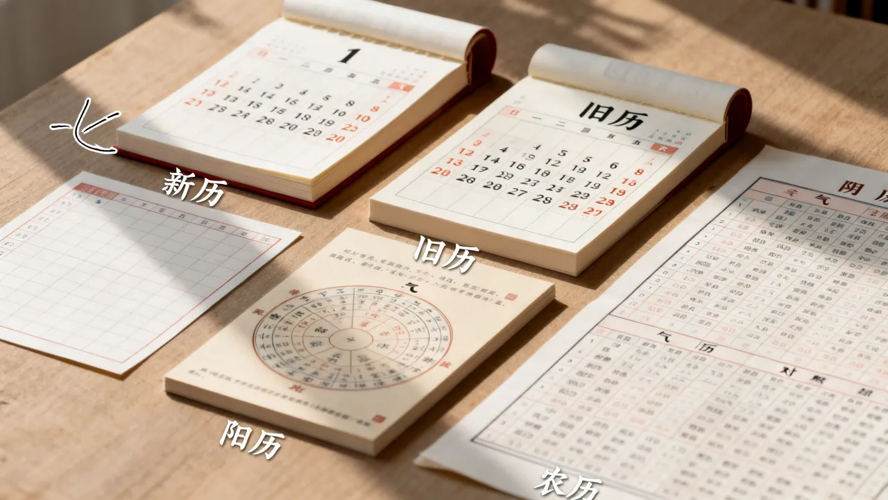 新历旧历农历阳历阴历有什么区别,怎么算更准确 新历旧历农历阳历阴历有什么区别,怎么算更准确
