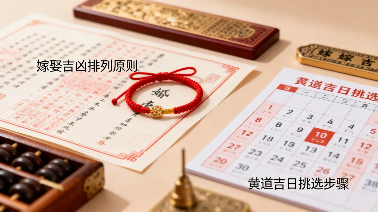 嫁娶吉凶怎么排列的好，黄道吉日挑选顺序有何讲究？