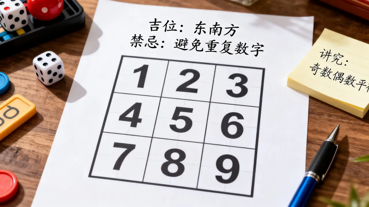 九宫选号图怎么看吉凶,选号时有哪些禁忌和讲究? 九宫选号图怎么看吉凶,选号时有哪些禁忌和讲究?