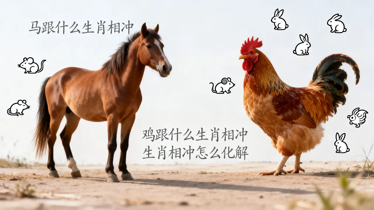 马跟什么生肖相冲,鸡跟什么生肖相冲,生肖相冲怎么化解? 马跟什么生肖相冲,鸡跟什么生肖相冲,生肖相冲怎么化解?
