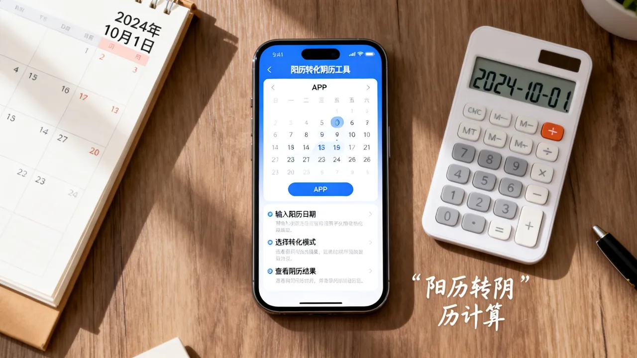 阳历转化阴历工具怎么用？阳历转阴历怎么算。