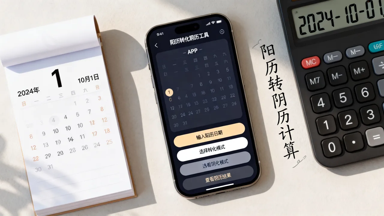 阳历转化阴历工具怎么用？阳历转阴历怎么算。