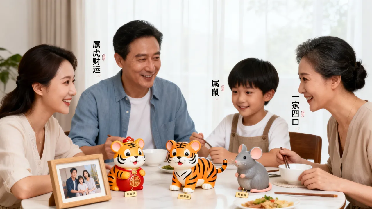 属虎财运超过属鼠会怎么样,一家四口三个属鼠一个属虎好吗? 属虎财运超过属鼠会怎么样,一家四口三个属鼠一个属虎好吗?
