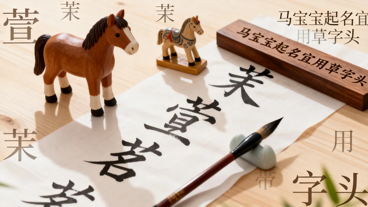 马宝宝起名用什么偏旁?带草字头的吉祥字有哪些? 马宝宝起名用什么偏旁?带草字头的吉祥字有哪些?