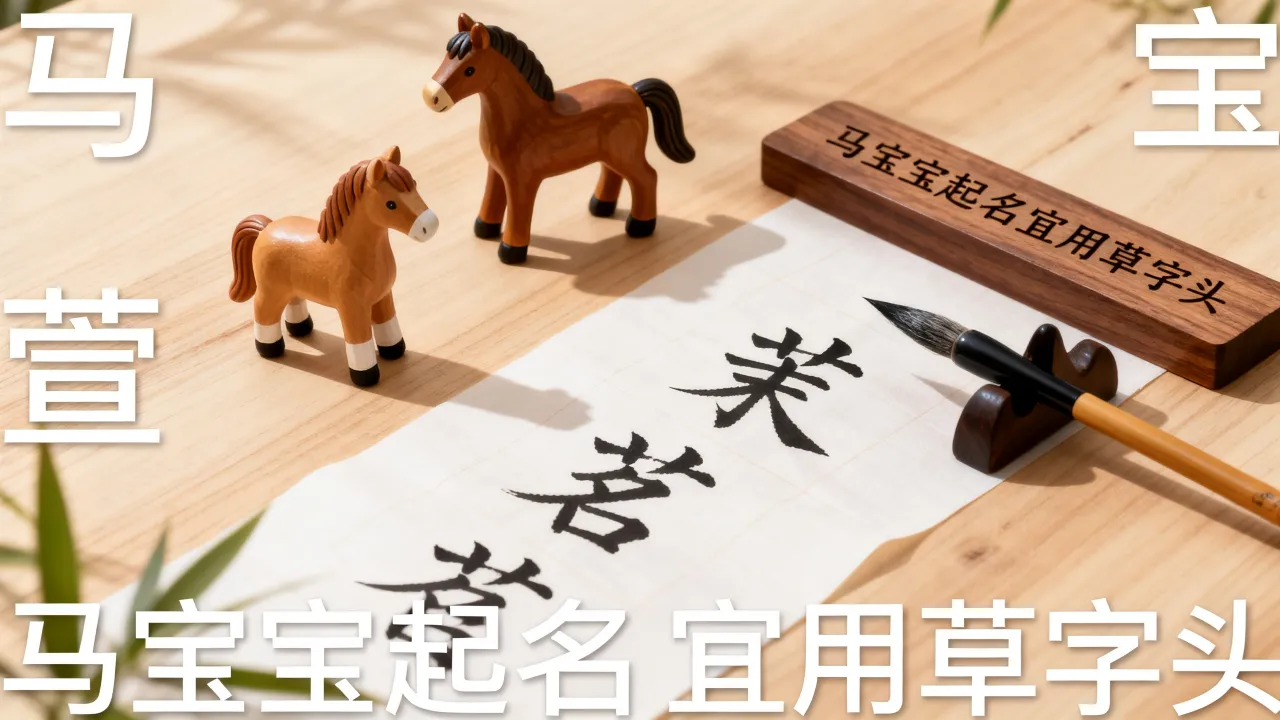 马宝宝起名用什么偏旁?带草字头的吉祥字有哪些? 马宝宝起名用什么偏旁?带草字头的吉祥字有哪些?