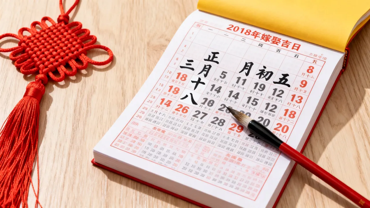 2018嫁娶吉日阴历表有哪些好日子,怎么查黄道吉日? 2018嫁娶吉日阴历表有哪些好日子,怎么查黄道吉日?