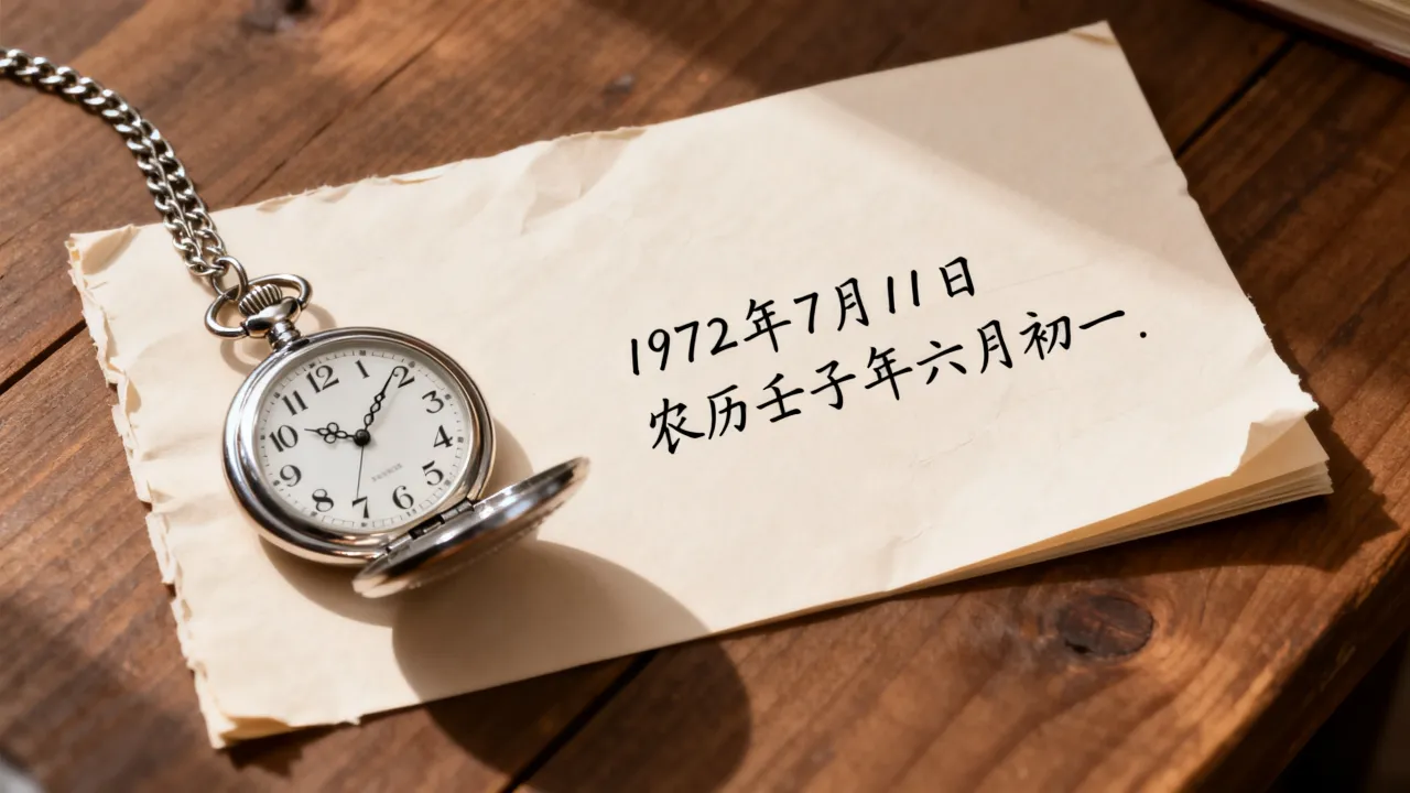 1972年7月11日阴历是什么时候,农历查询 1972年7月11日阴历是什么时候,农历查询