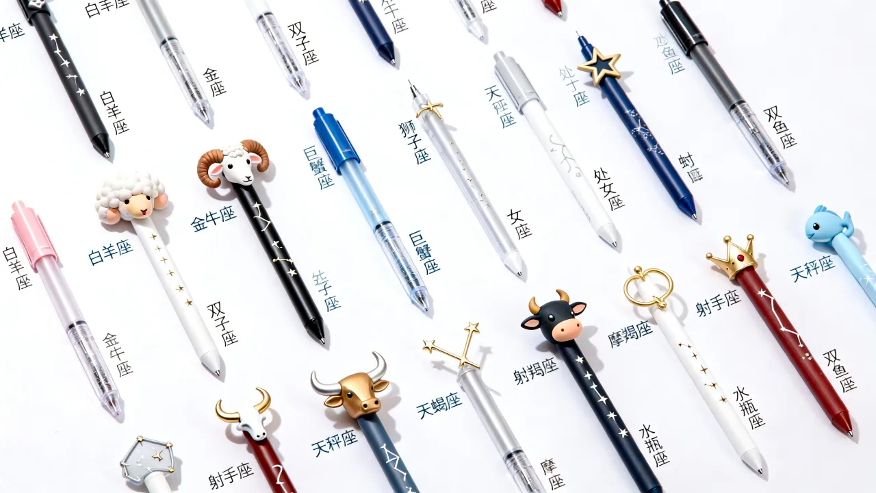 十二星座可爱的笔有哪些？什么星座的笔最受欢迎