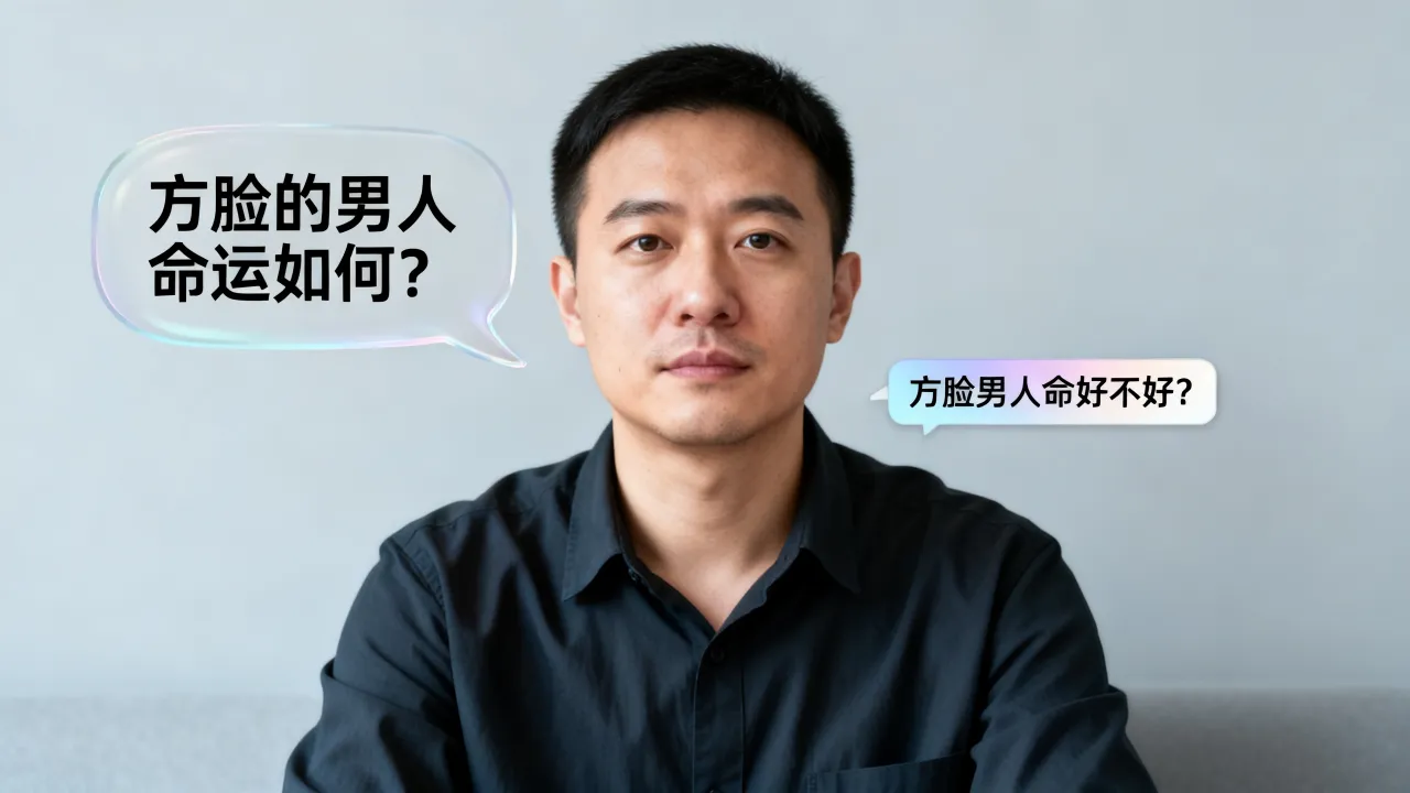 方脸的男人命运如何？方脸男人命好不好？