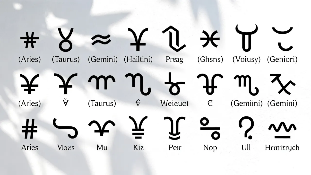 十二星座符号是什么字母,十二星座特殊符号大全集 十二星座符号是什么字母,十二星座特殊符号大全集