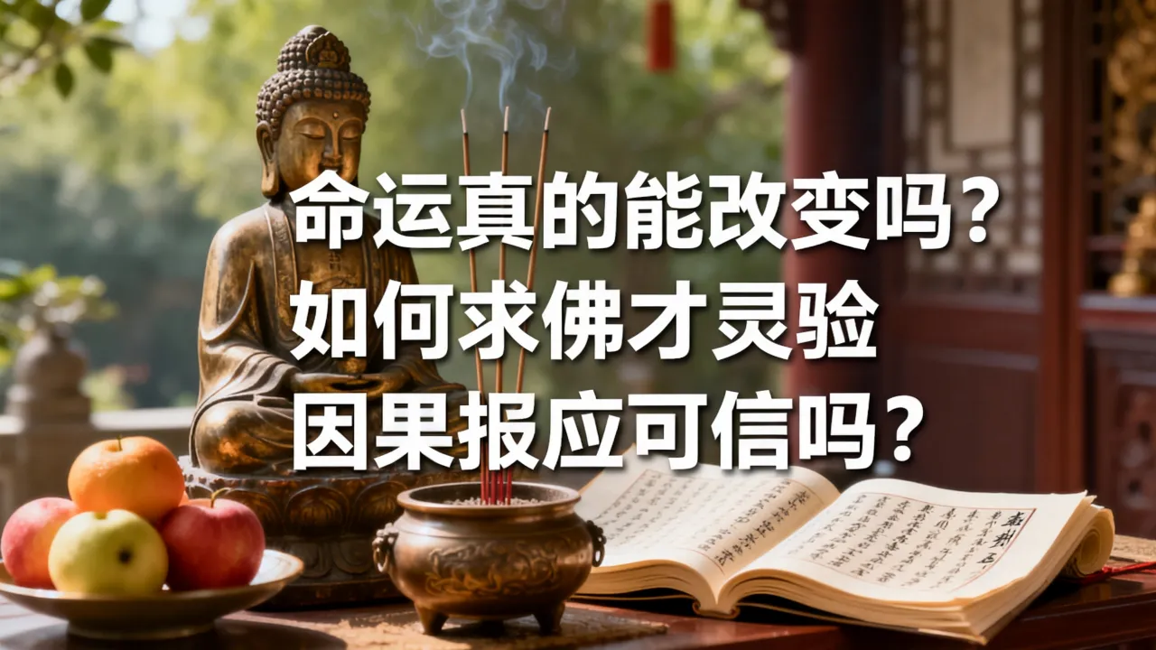 问佛祖命运真的能改变吗?如何求佛才灵验,因果报应可信吗? 问佛祖命运真的能改变吗?如何求佛才灵验,因果报应可信吗?