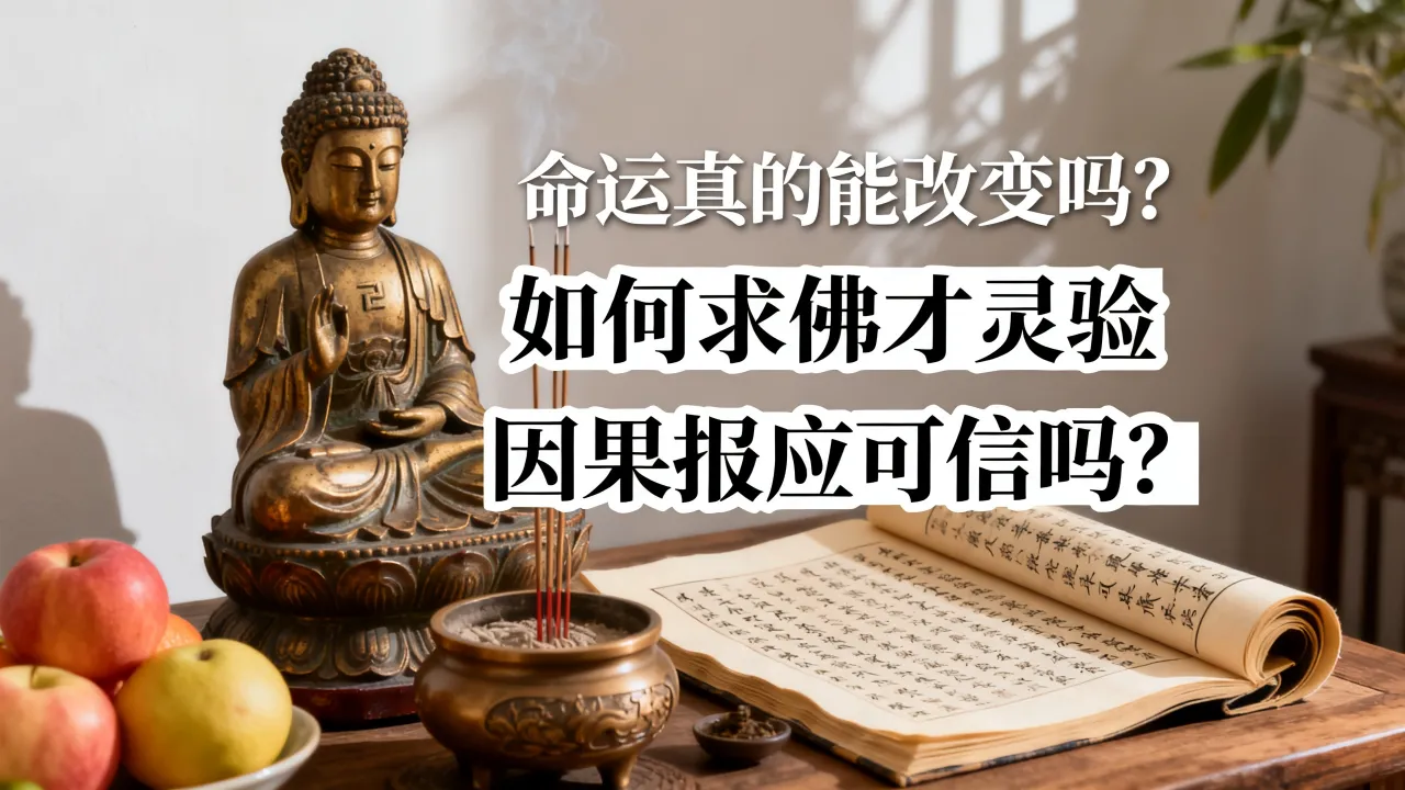 问佛祖命运真的能改变吗?如何求佛才灵验,因果报应可信吗? 问佛祖命运真的能改变吗?如何求佛才灵验,因果报应可信吗?