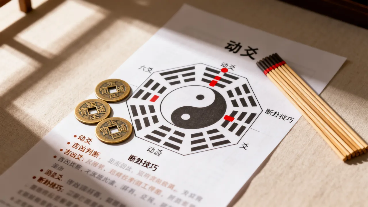 动爻怎么看吉凶图?六爻预测中动爻的吉凶如何判断,断卦技巧详解 动爻怎么看吉凶图?六爻预测中动爻的吉凶如何判断,断卦技巧详解