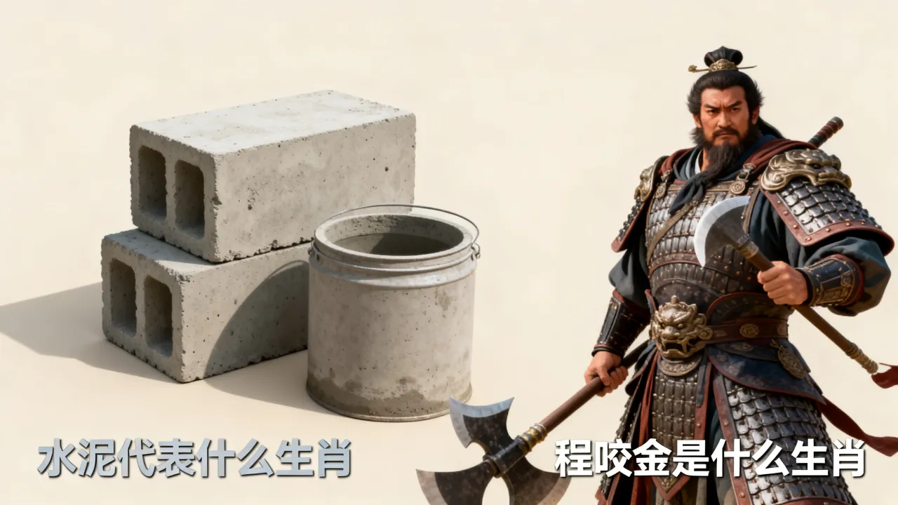 水泥代表什么生肖,程咬金又是什么生肖,你猜对了吗? 水泥代表什么生肖,程咬金又是什么生肖,你猜对了吗?
