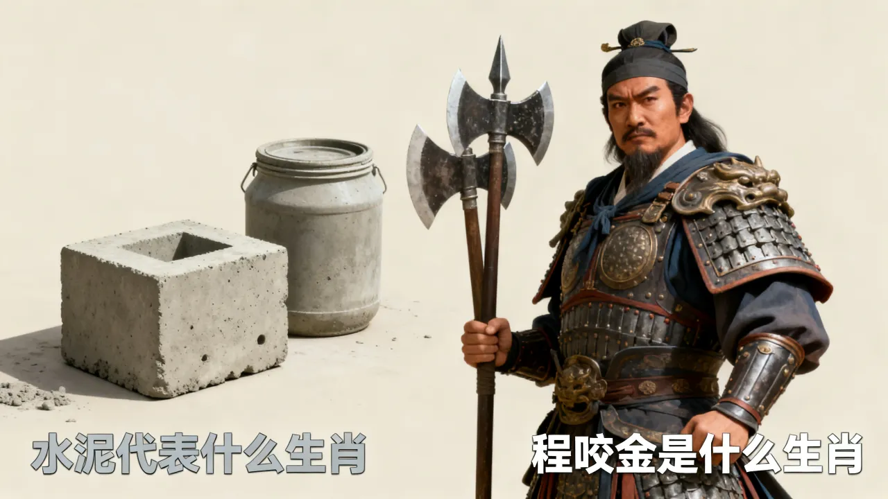 水泥代表什么生肖,程咬金又是什么生肖,你猜对了吗? 水泥代表什么生肖,程咬金又是什么生肖,你猜对了吗?