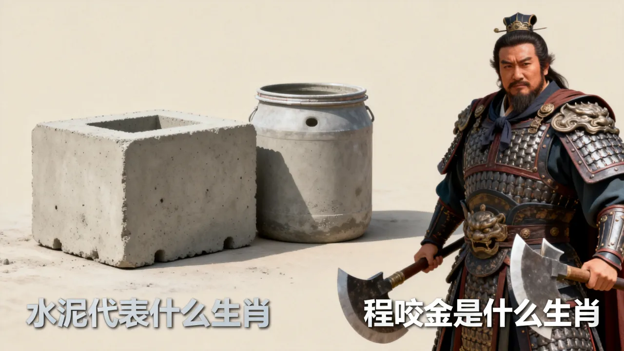 水泥代表什么生肖,程咬金又是什么生肖,你猜对了吗? 水泥代表什么生肖,程咬金又是什么生肖,你猜对了吗?