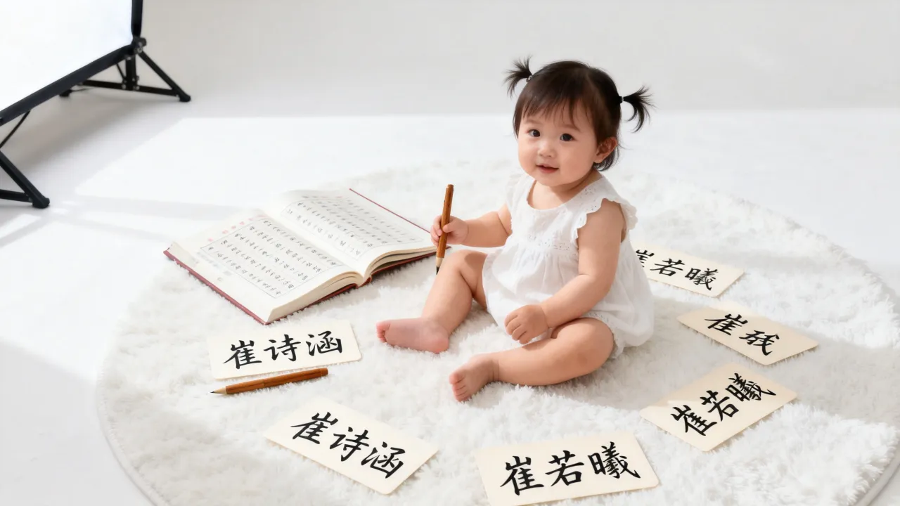 崔女宝宝起名字怎么样，崔姓女宝宝起什么名字好听？