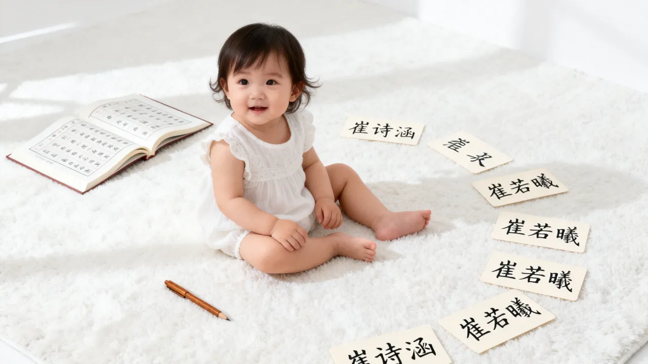 崔女宝宝起名字怎么样，崔姓女宝宝起什么名字好听？