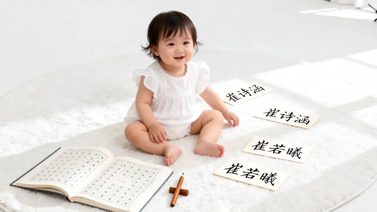 崔女宝宝起名字怎么样，崔姓女宝宝起什么名字好听？
