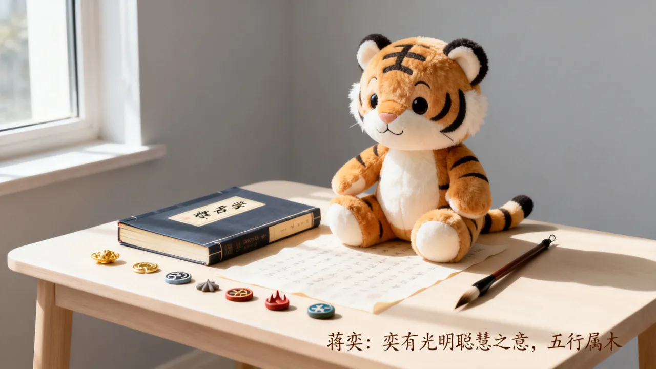 虎宝宝起名蒋奕什么，蒋奕名字的寓意和五行属性是什么？