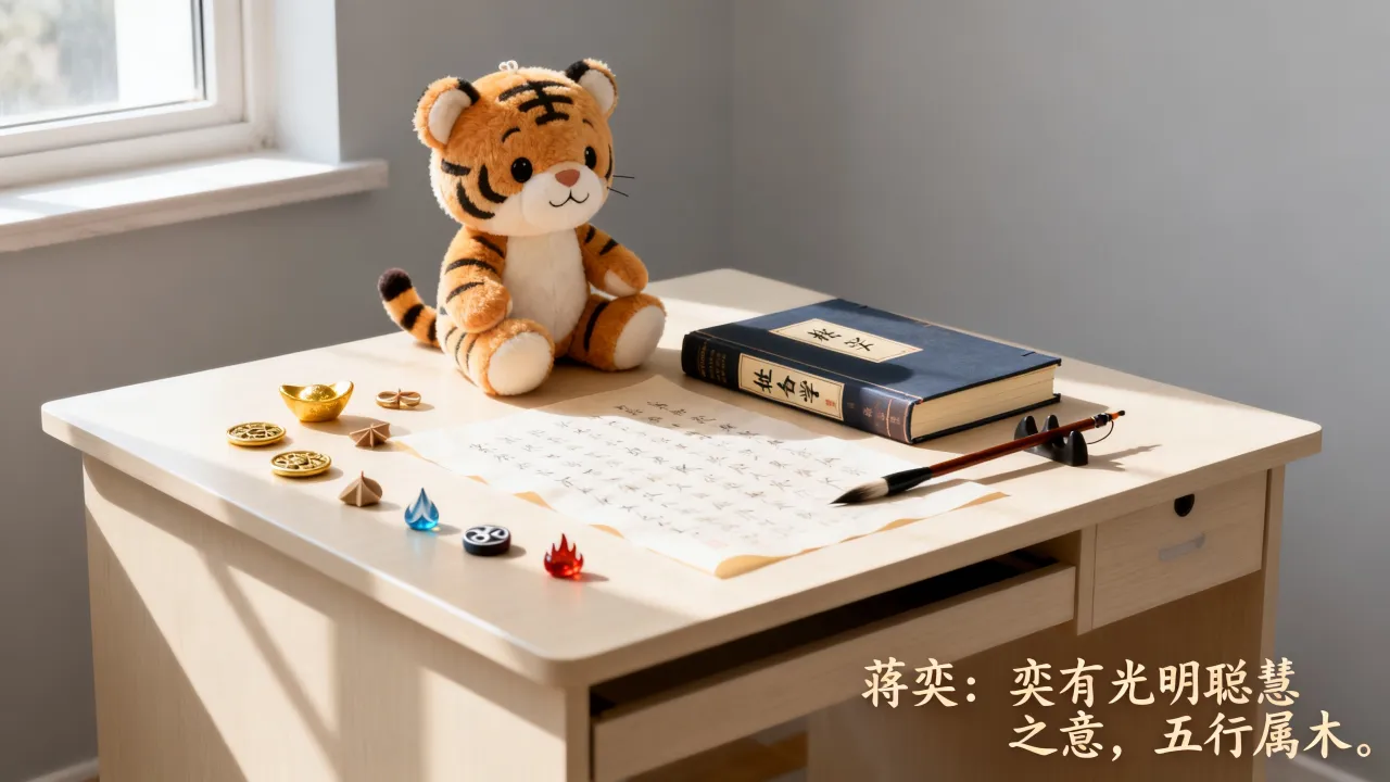 虎宝宝起名蒋奕什么，蒋奕名字的寓意和五行属性是什么？