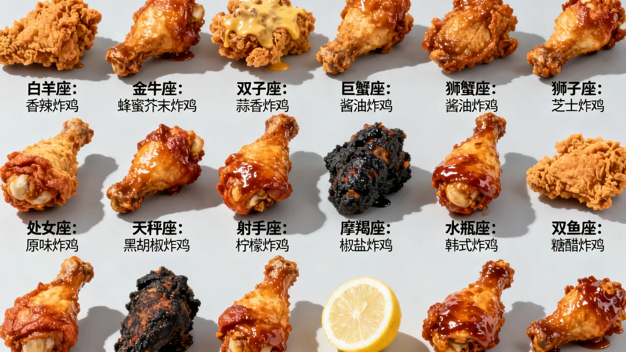 十二星座炸鸡哪个好吃?十二星座炸鸡排行榜 十二星座炸鸡哪个好吃?十二星座炸鸡排行榜