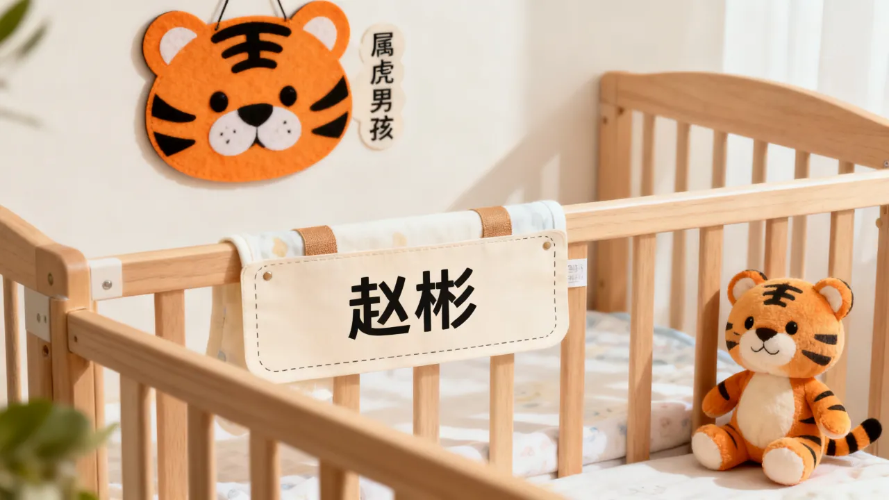 虎宝宝起名赵彬怎么样，属虎男孩叫赵彬好不好