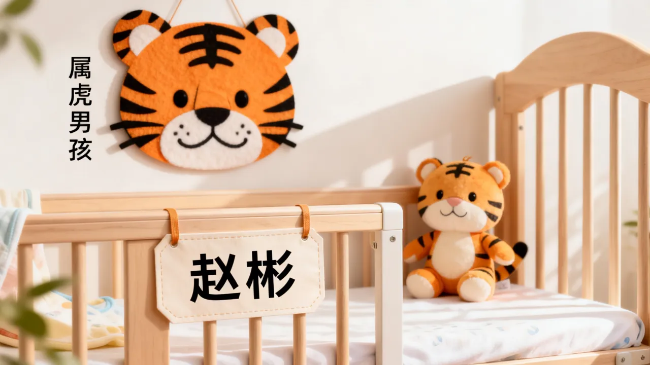 虎宝宝起名赵彬怎么样，属虎男孩叫赵彬好不好