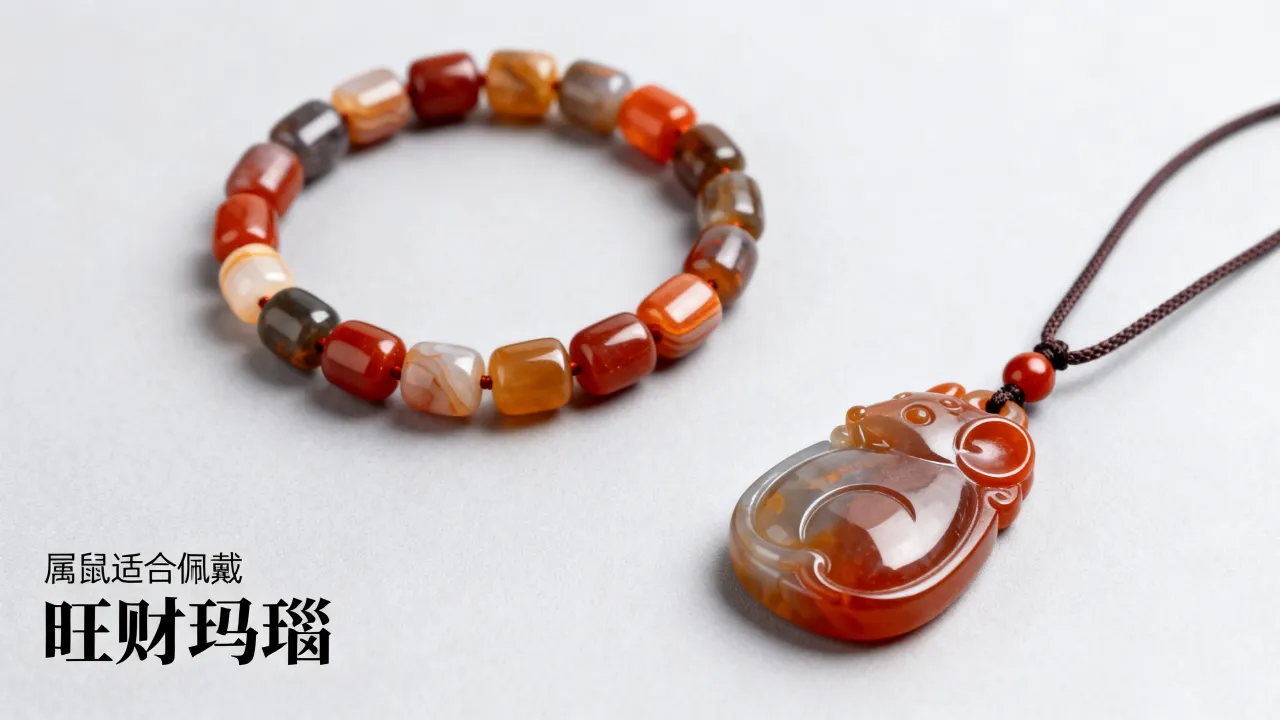 属鼠适合戴什么？属鼠适合戴什么玛瑙才能旺财呢？