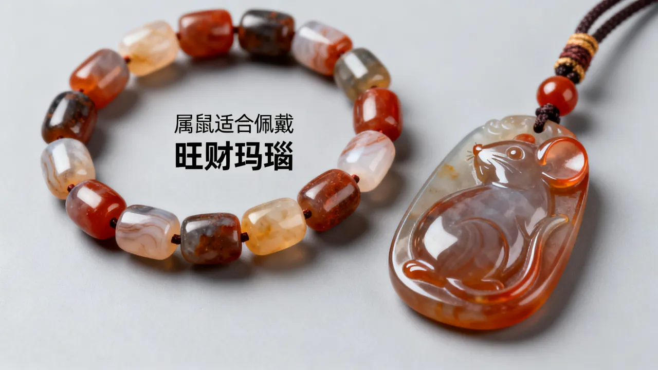 属鼠适合戴什么？属鼠适合戴什么玛瑙才能旺财呢？