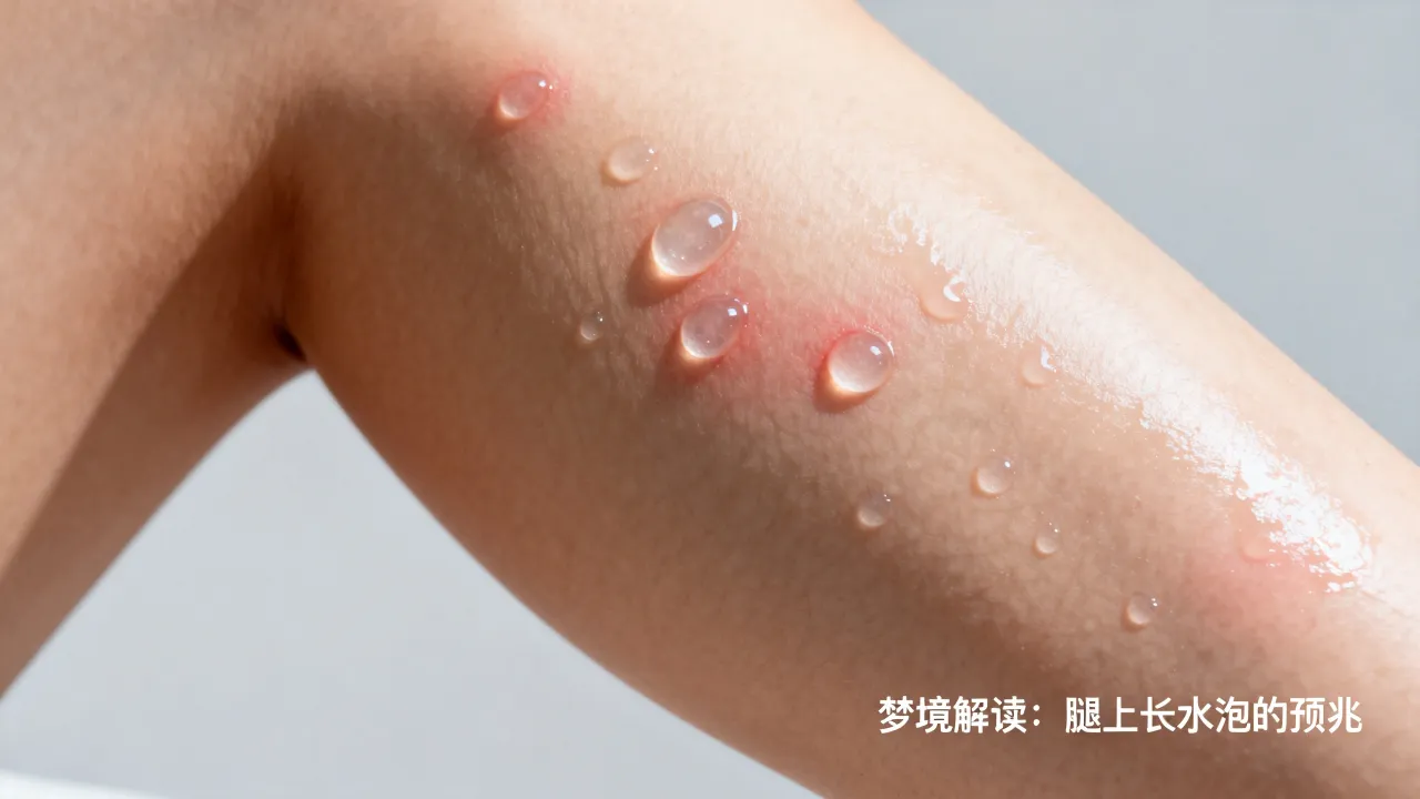 梦到了腿上长水泡是好事还是坏事，腿上长水泡是什么预兆