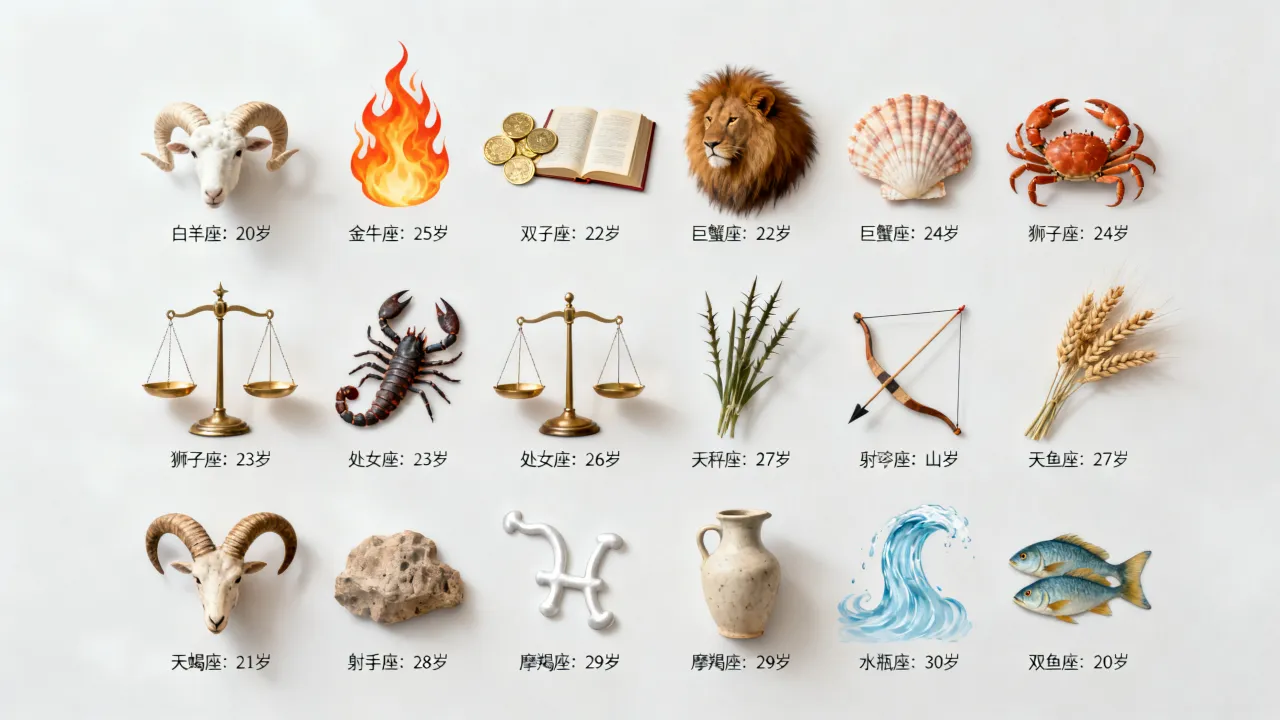 十二星座啪啪年龄是多少?你知道吗? 十二星座啪啪年龄是多少?你知道吗?