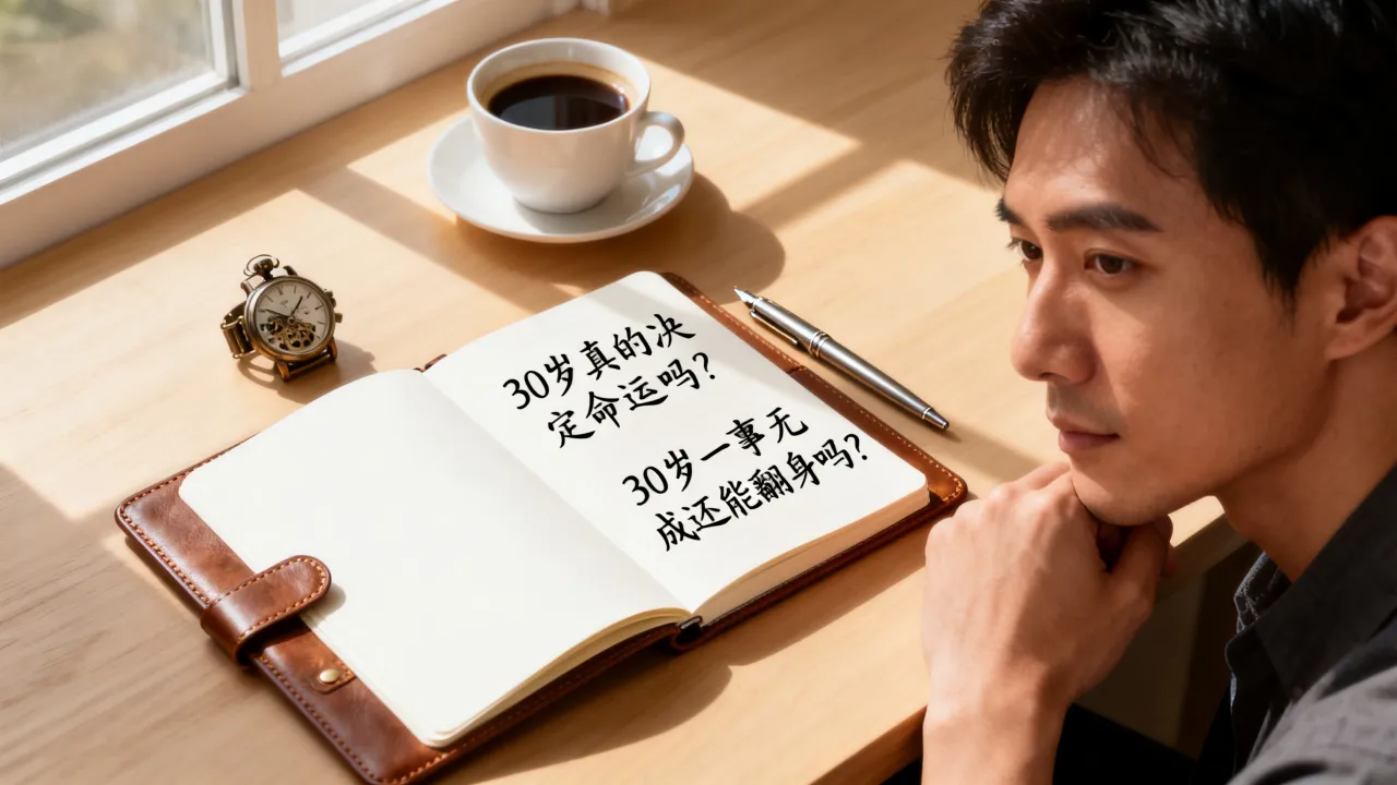 30岁真的决定命运吗？30岁一事无成还能翻身吗？