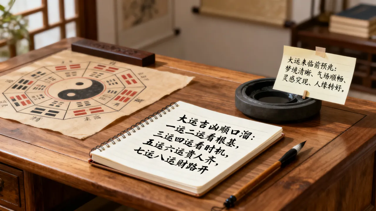 大运吉凶顺口溜怎么说，大运来临前的预兆有哪些