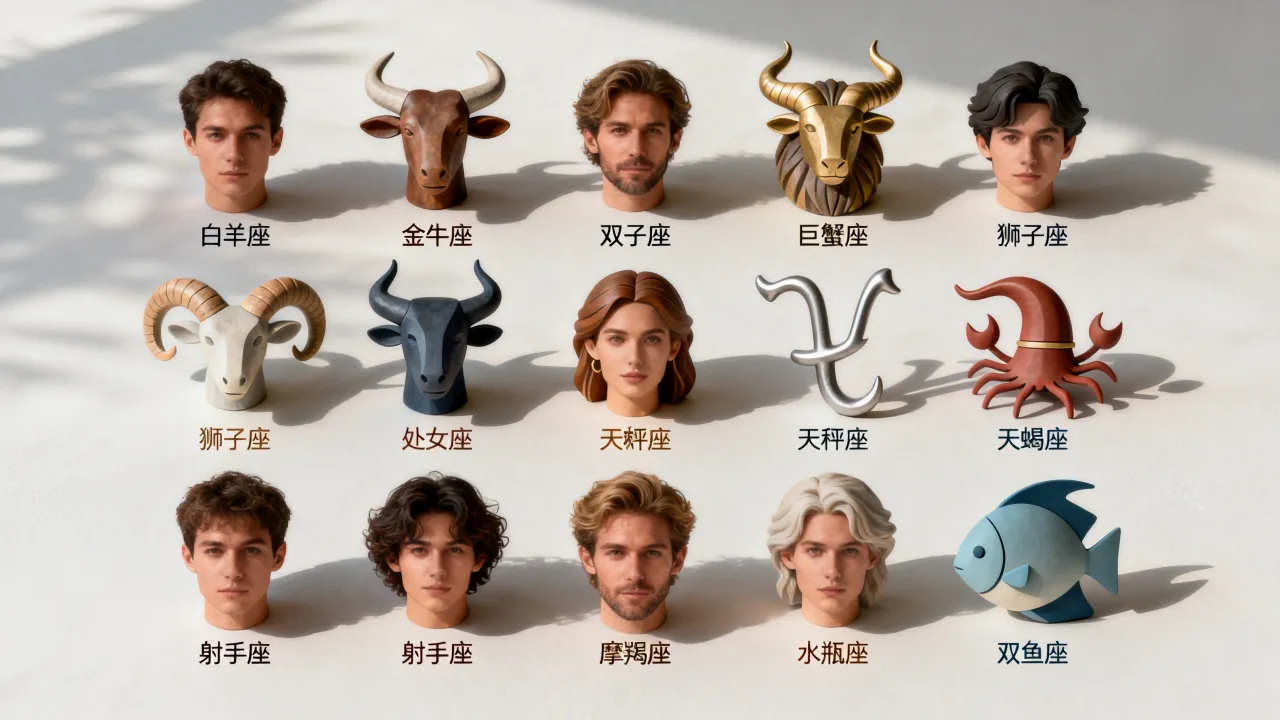 十二星座专属图怎么画最准?十二星座专属头像图片大全 十二星座专属图怎么画最准?十二星座专属头像图片大全