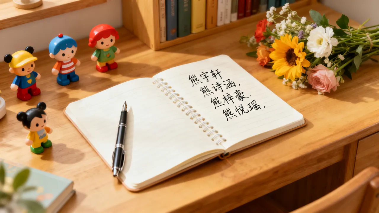 熊姓宝宝怎么起名好听？熊姓男孩女孩取名大全推荐