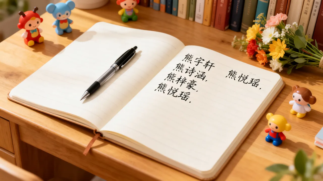 熊姓宝宝怎么起名好听？熊姓男孩女孩取名大全推荐