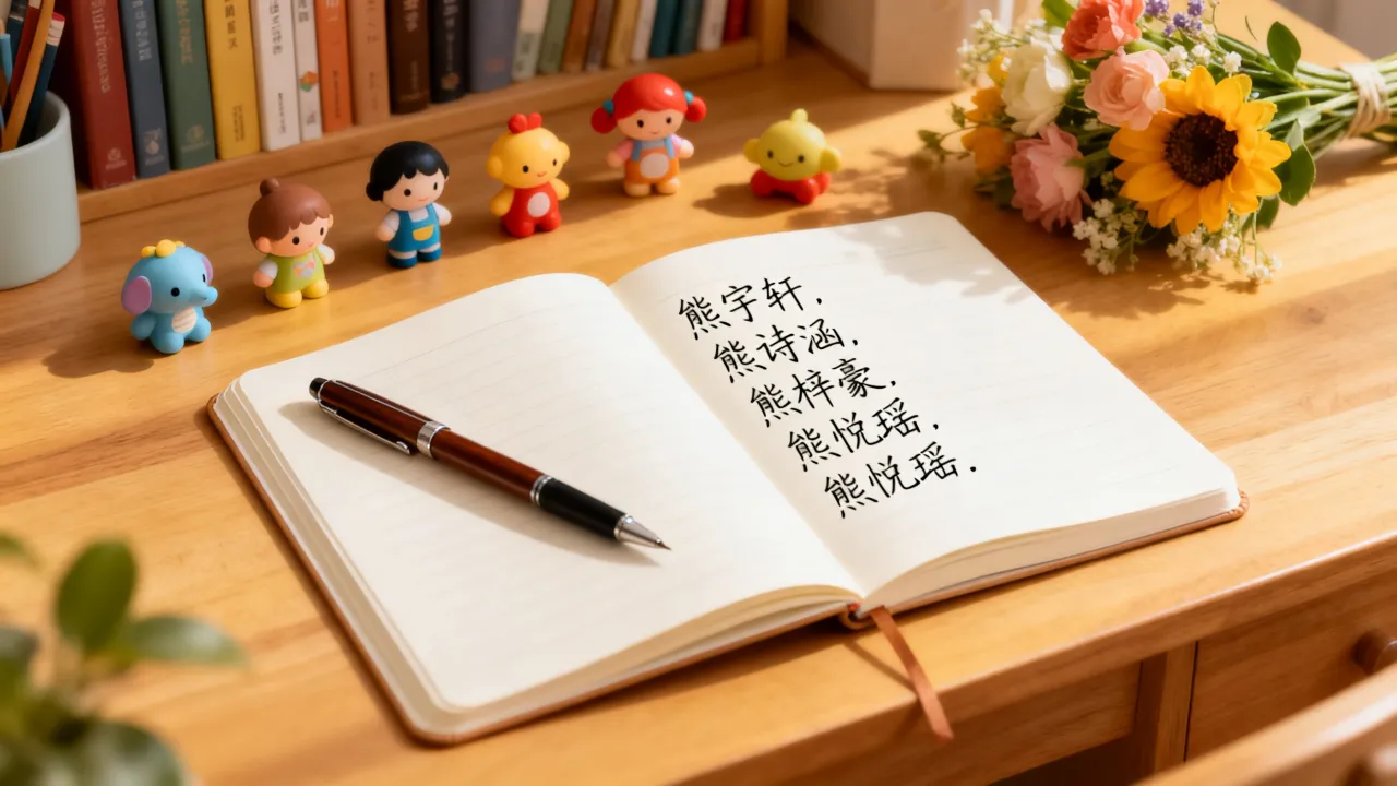 熊姓宝宝怎么起名好听？熊姓男孩女孩取名大全推荐