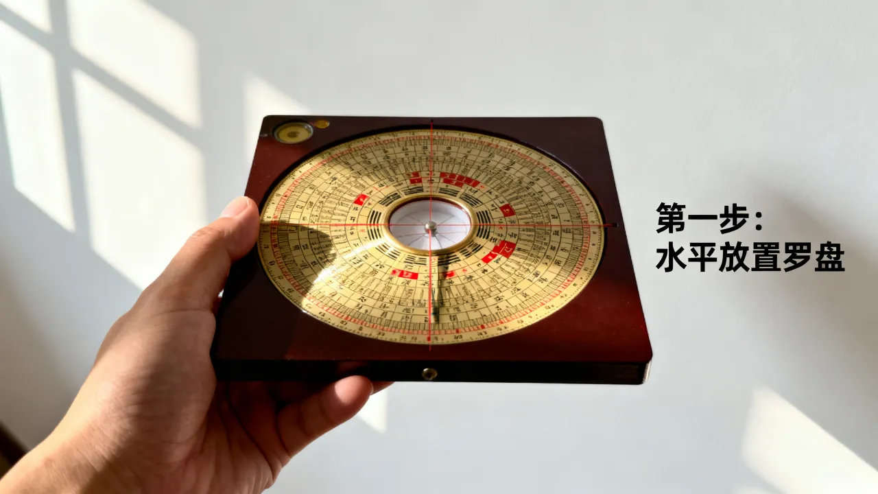 罗盘怎么用视频教程，风水罗盘测吉凶方法