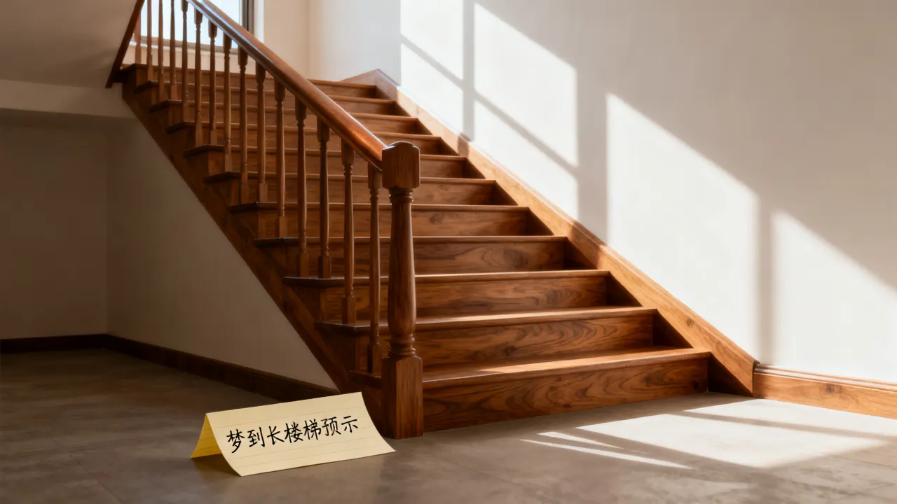 梦到了长楼梯预示了什么，梦见爬长楼梯是什么预兆