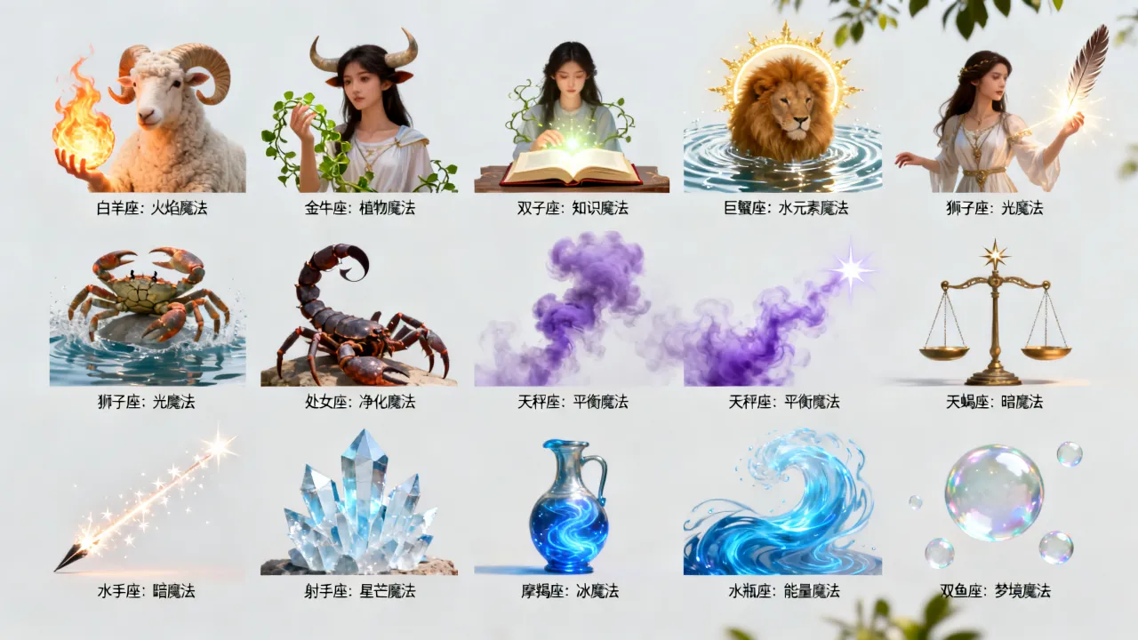 十二星座的擅长魔法是什么?,星座魔法有哪些奥秘 十二星座的擅长魔法是什么?,星座魔法有哪些奥秘