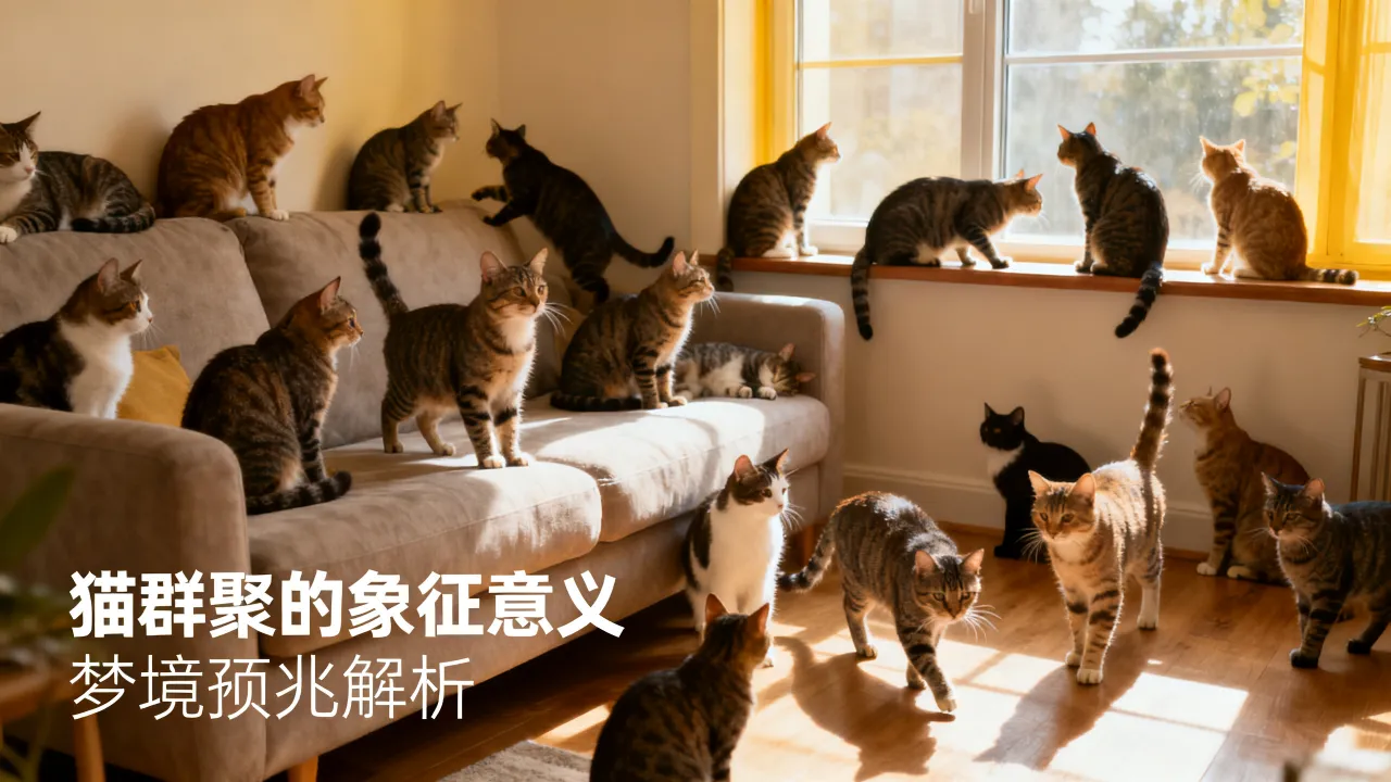 梦见一大群猫是什么预兆,猫群聚在家中预示什么? 梦见一大群猫是什么预兆,猫群聚在家中预示什么?