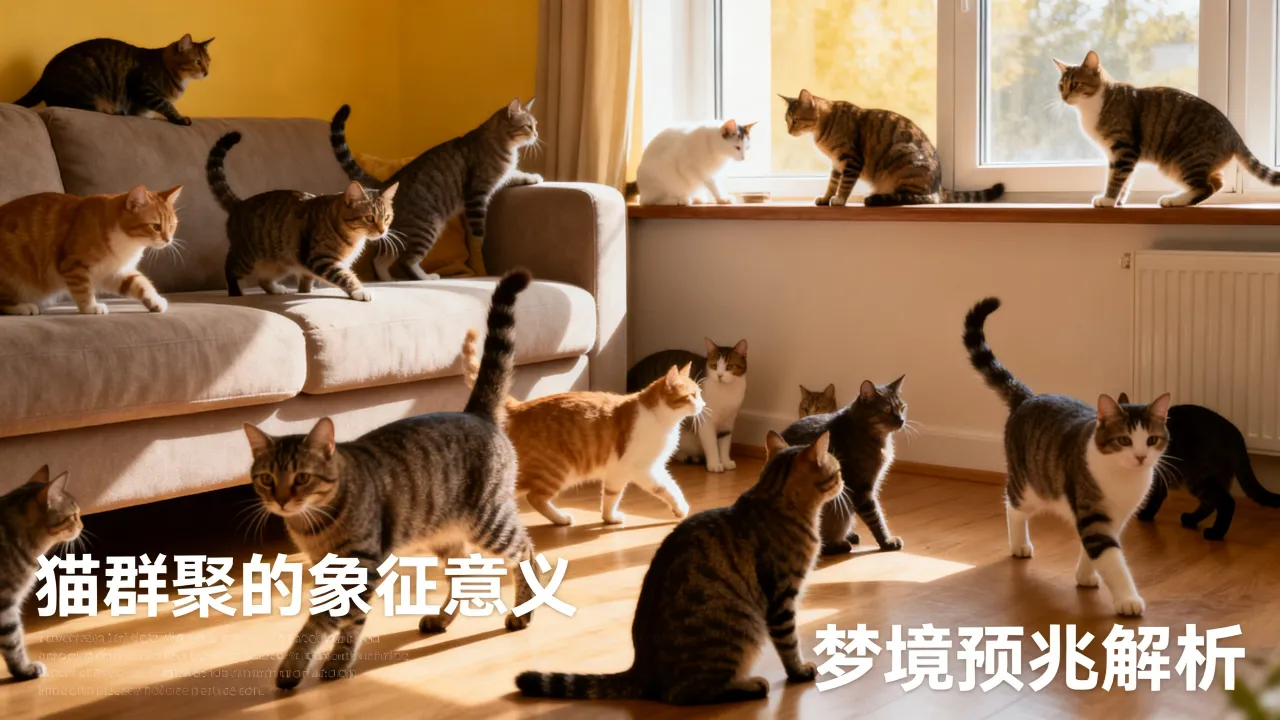 梦见一大群猫是什么预兆,猫群聚在家中预示什么? 梦见一大群猫是什么预兆,猫群聚在家中预示什么?