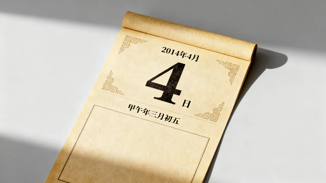 2014年4月4日阴历是什么日期?阴历查询 2014年4月4日阴历是什么日期?阴历查询