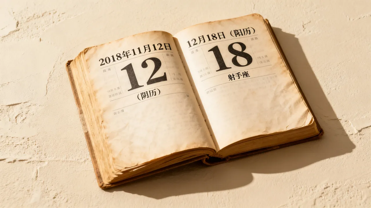 2018阴历11.12是阳历几号，农历十一月十二是什么星座