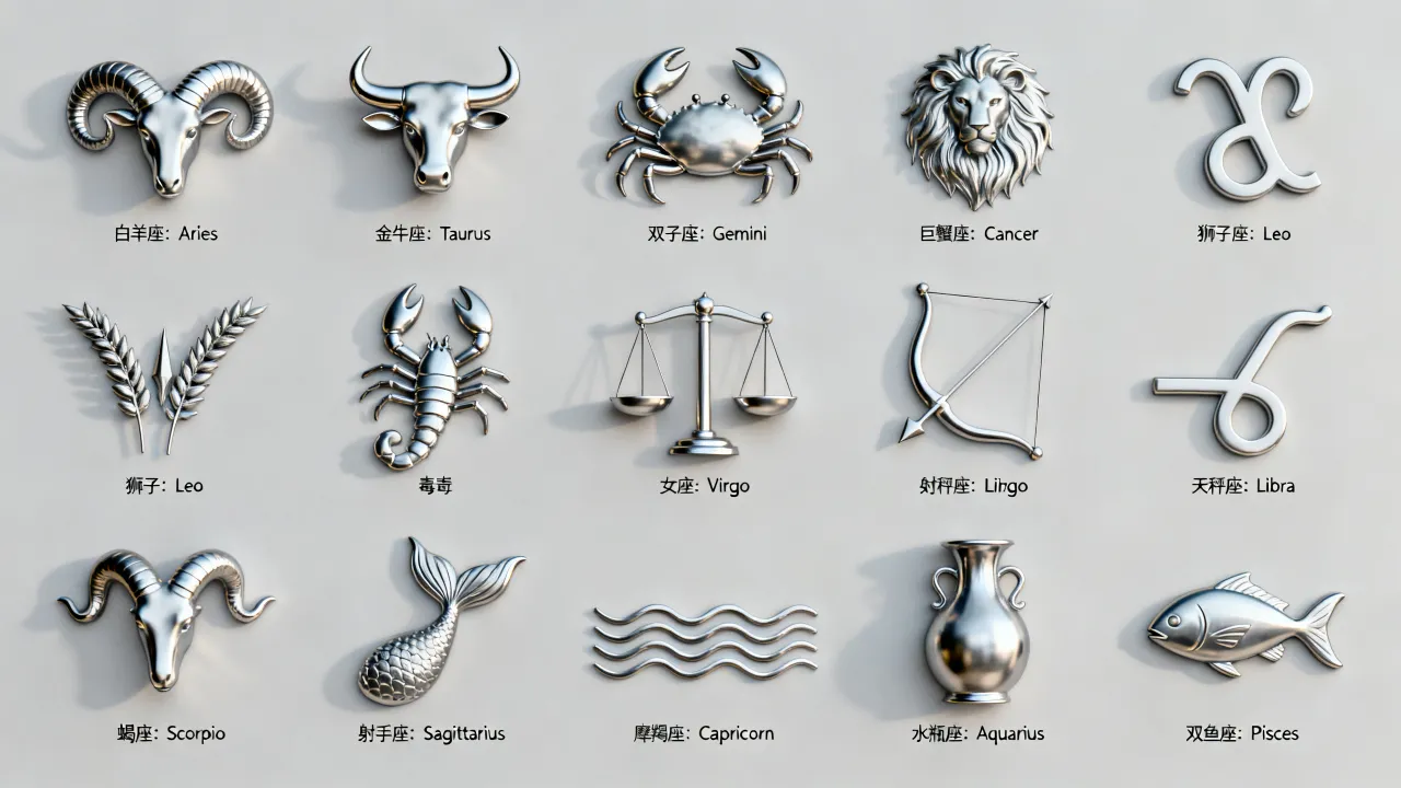十二星座全称是什么,怎么记住完整列表? 十二星座全称是什么,怎么记住完整列表?