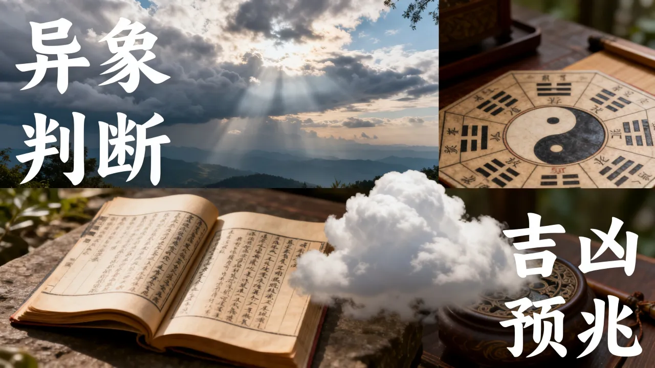 怎么判断异象代表吉凶，异象征兆预示好坏如何分辨