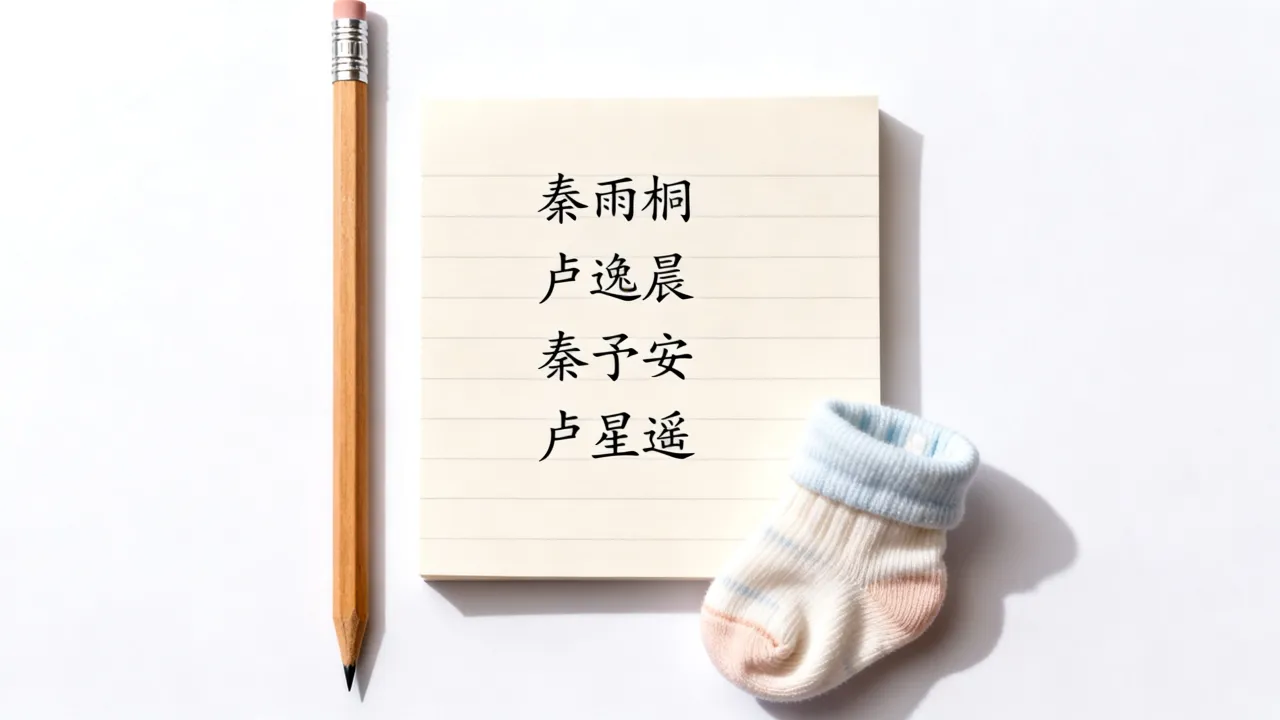 秦卢的宝宝起名怎么样，秦卢起名好听的名字有哪些？