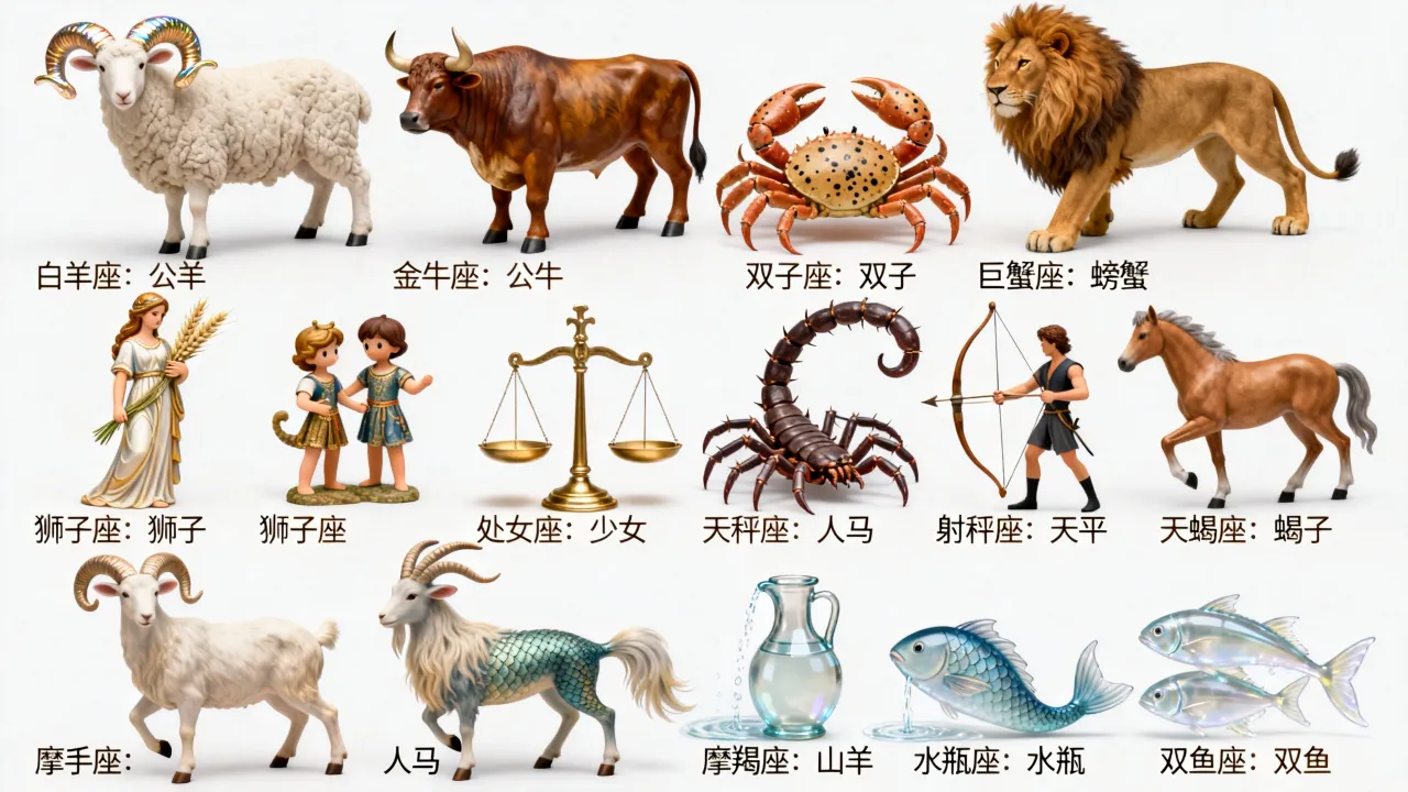 十二星座守护兽是什么,十二星座守护兽有哪些 十二星座守护兽是什么,十二星座守护兽有哪些