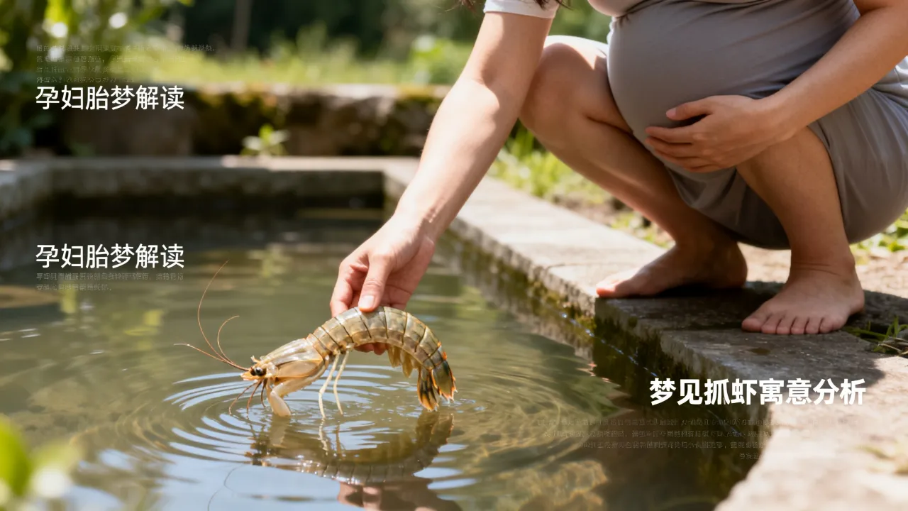 梦见抓虾爬子什么寓意，孕妇梦见抓虾是胎梦吗